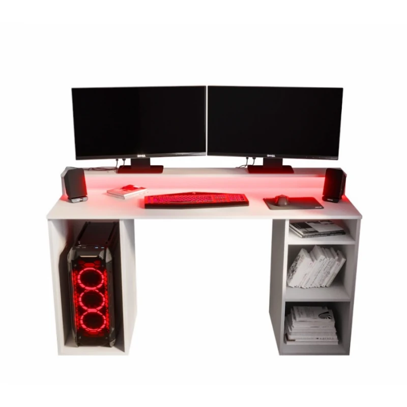 ArtAbiks Písací stolík GAMER 1 Farba: Biela