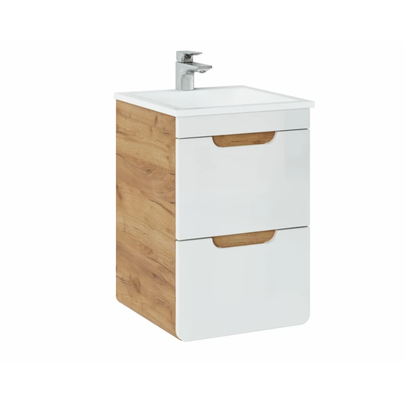 ArtCom Kúpeľňová skrinka s umývadlom ARUBA White U40/2 | 40 cm
