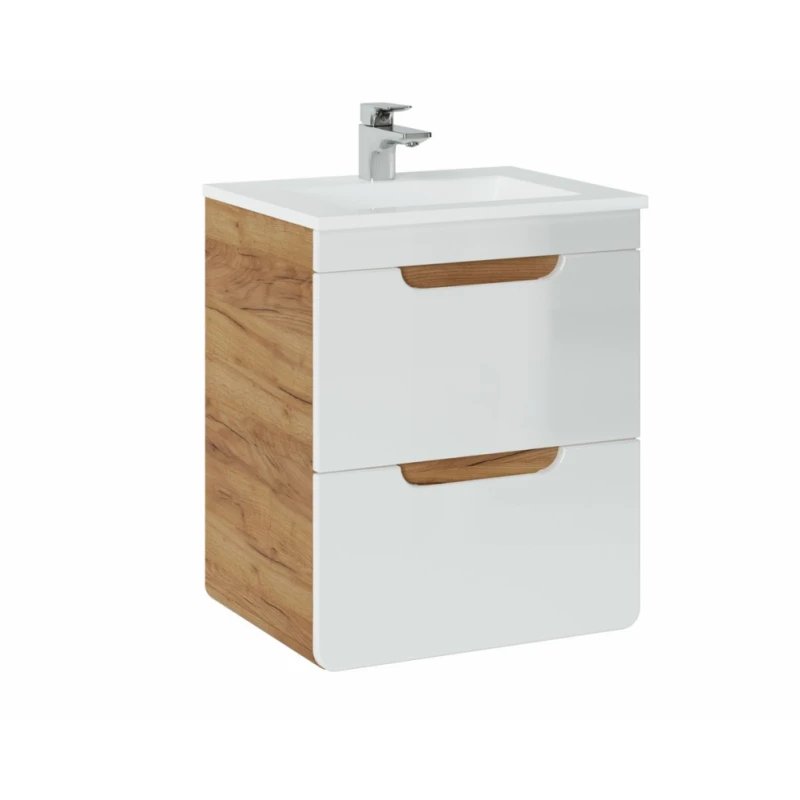 ArtCom Kúpeľňová skrinka s umývadlom ARUBA White U50/1 | 50 cm