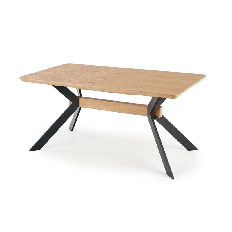 HALMAR Bacardi rozkladací jedálenský stôl dub prírodný / čierna