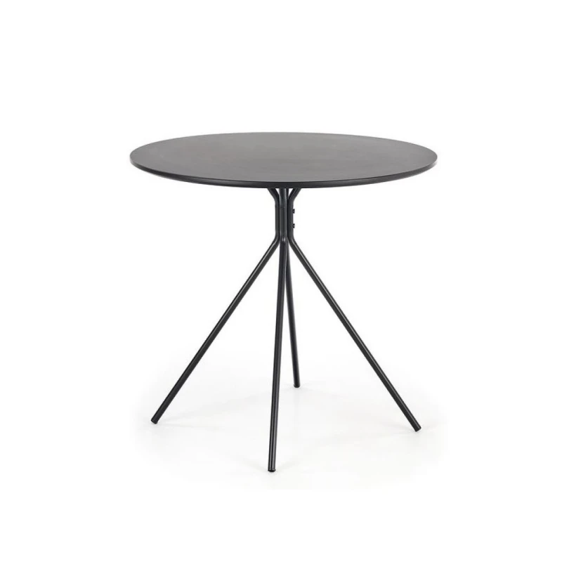 HALMAR Fondi okrúhly jedálenský stôl čierna