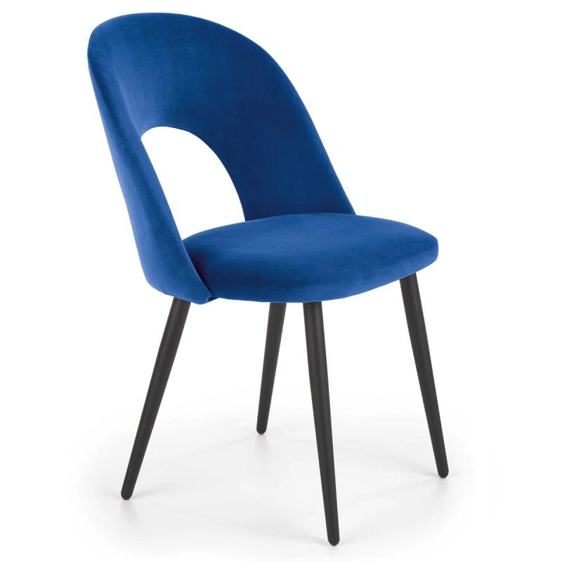 HALMAR K384 jedálenská stolička granátová / čierna