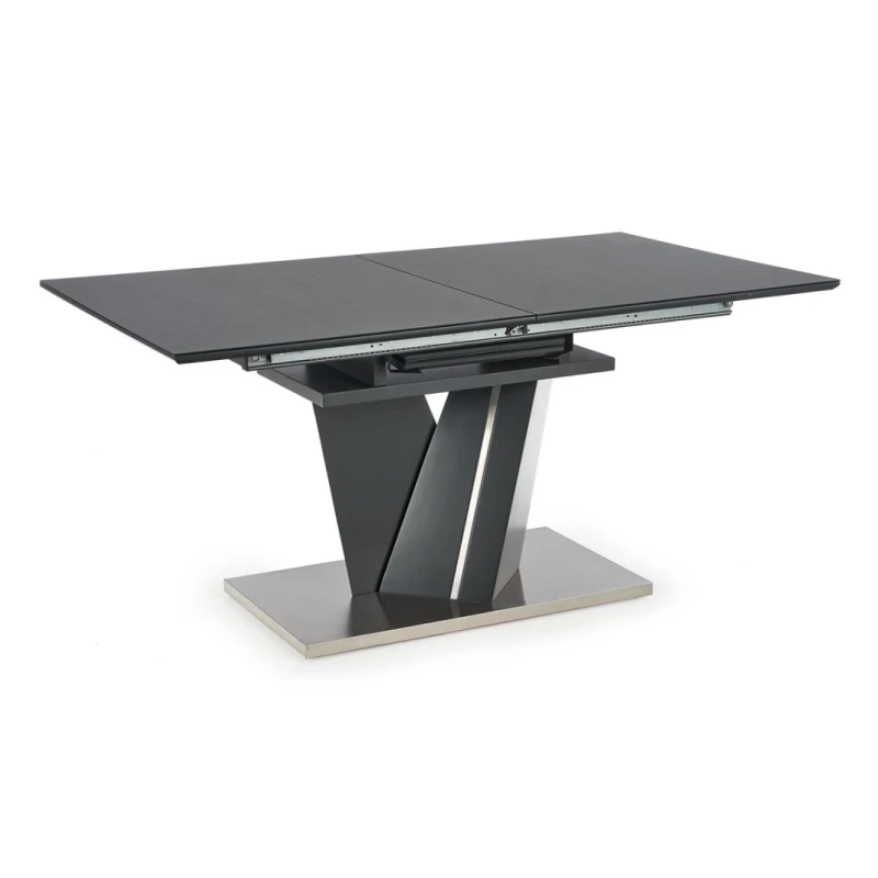 HALMAR Salvador rozkladací jedálenský stôl tmavosivá