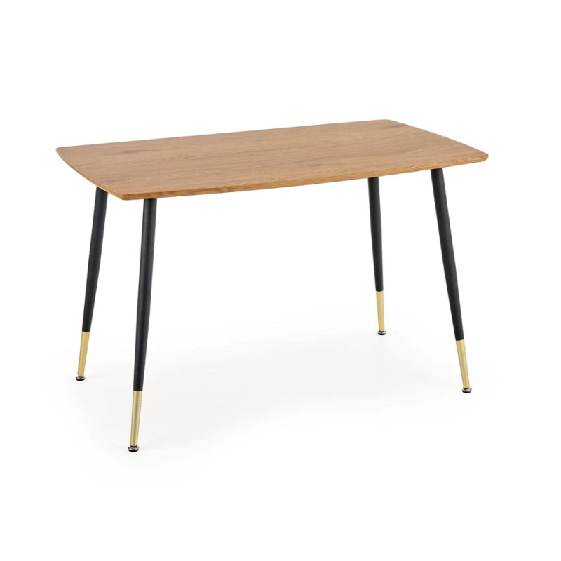 HALMAR Tripolis jedálenský stôl dub zlatý / čierna