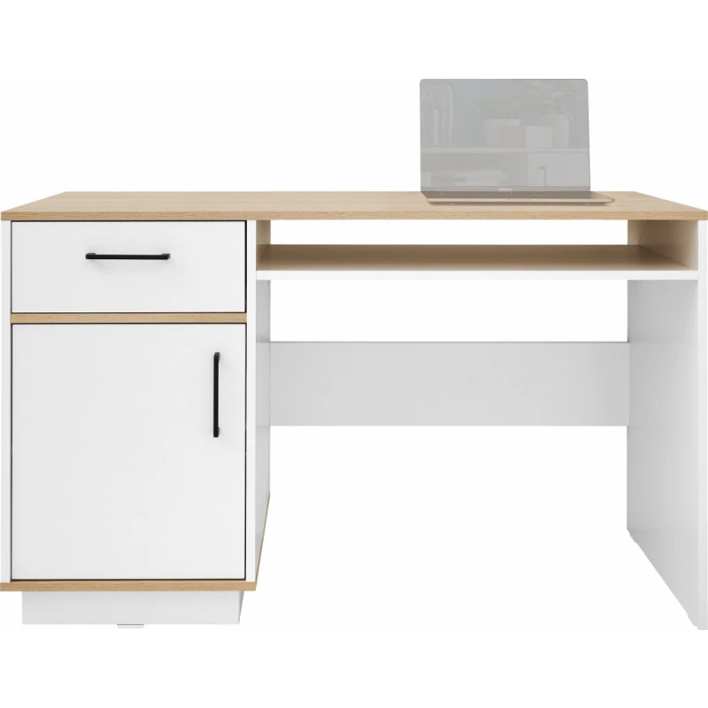 Meblar  Písací stôl SANTIAGO SN4 Farba: dub/biela