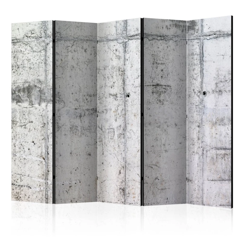 Paraván Concrete Wall Dekorhome 225x172 cm (5-dielny)