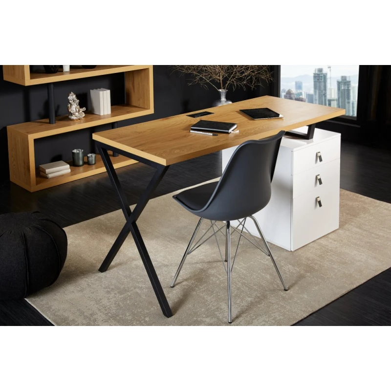 Písací PC stôl so šuplíkmi LADON Dekorhome