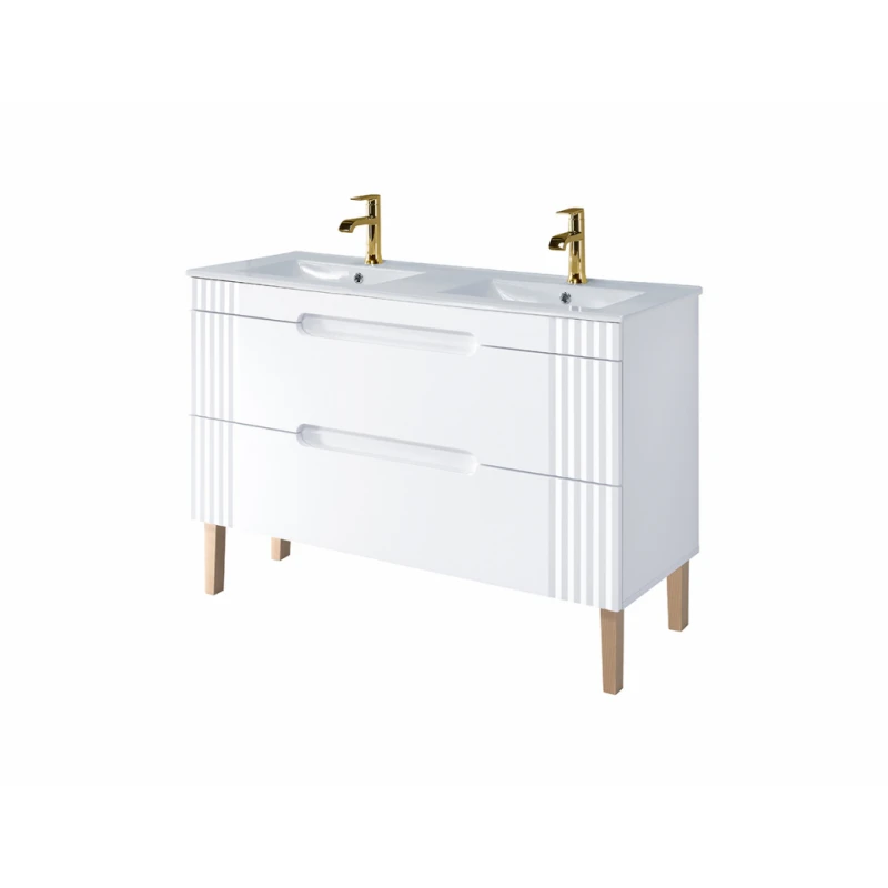 ArtCom Kúpeľňová skrinka s umývadlom FIJI White U120/1 | 120 cm