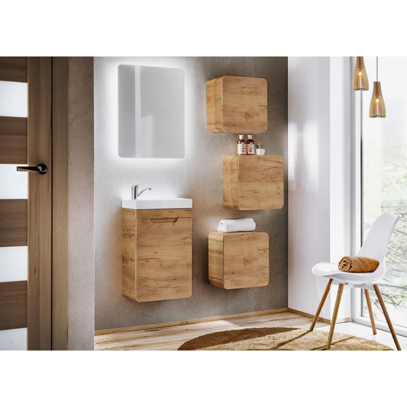 ArtCom Kúpeľňový komplet ARUBA CRAFT 40 | dub craft zlatý