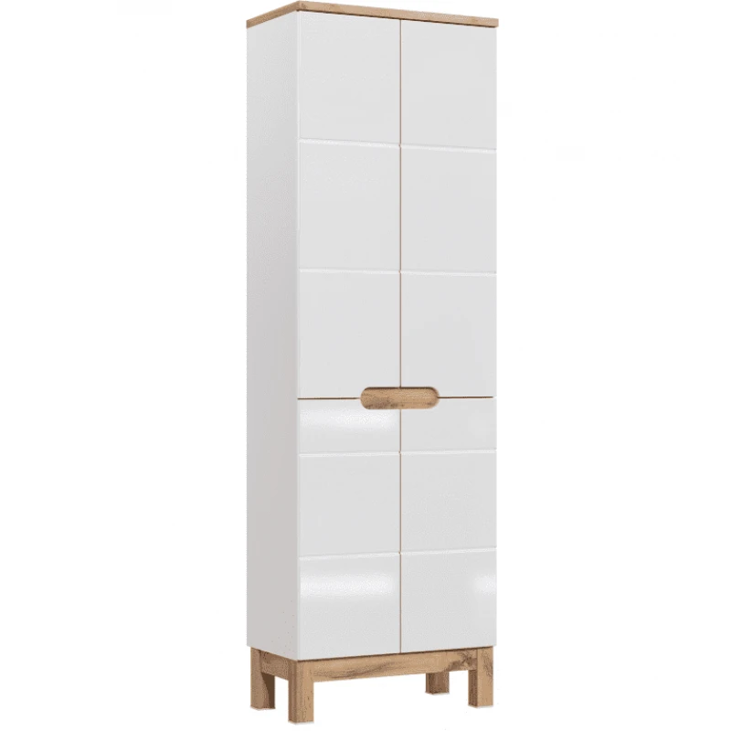 ArtCom Vysoká skrinka do kúpeľne BALI White 805