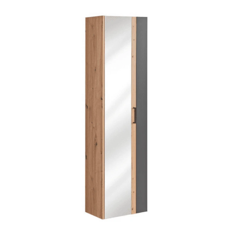 ArtCom Vysoká skrinka do kúpeľne MADERA Grey 803