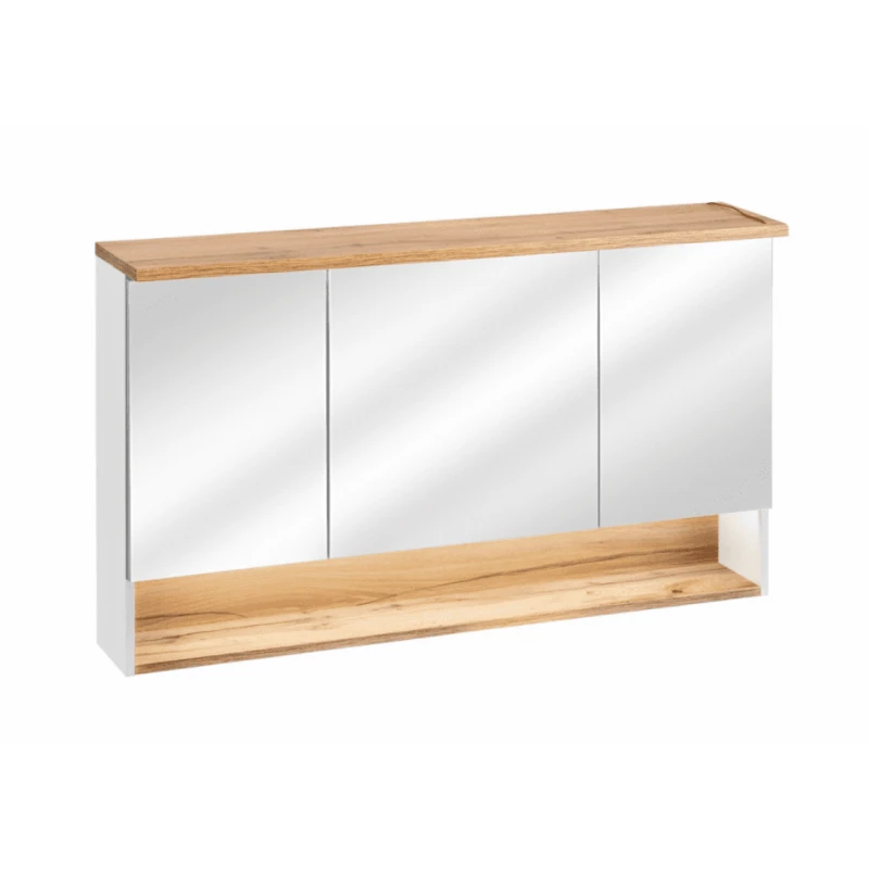 ArtCom Zrkadlová kúpeľňová skrinka BAHAMA White 843 | 120 cm