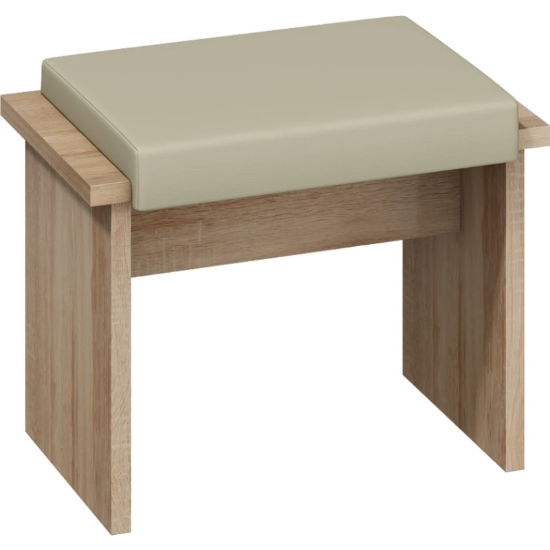 ArtCross Jedálenský set BOND malý / sonoma svetlá / béžová eko Prevedenie: Taburetka Bond 06