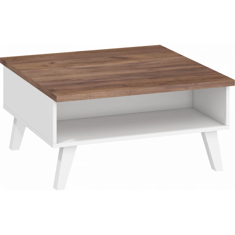 ArtCross Konferenčný stolík NORDIS-06 Farba: craft tobaco/biely