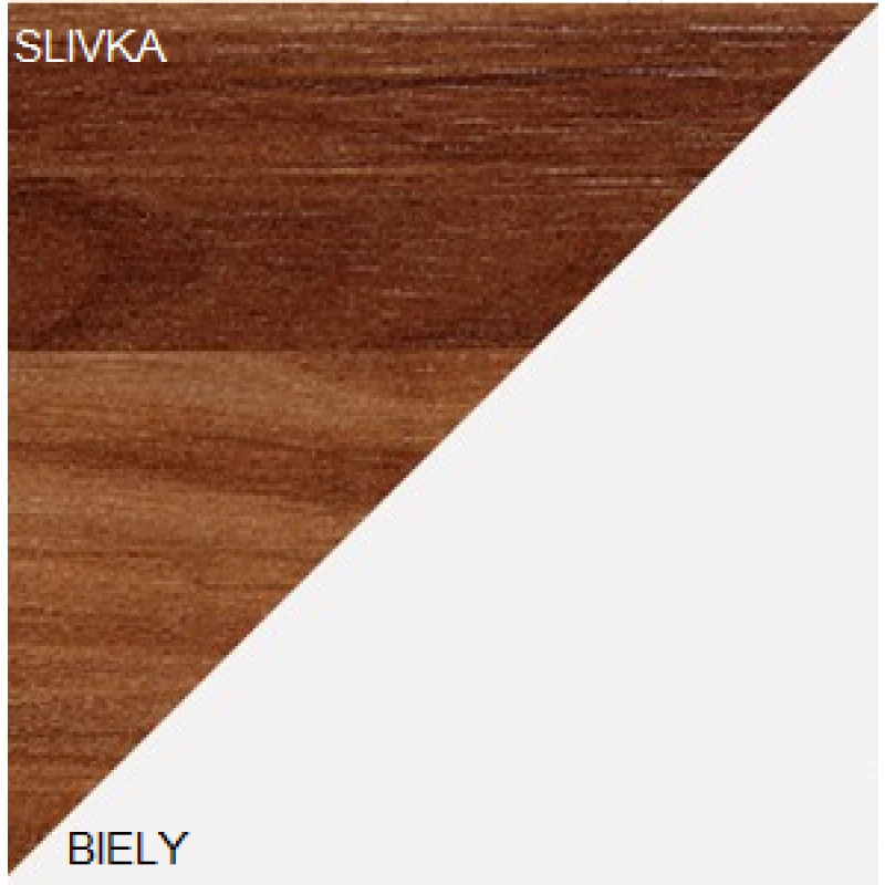 ArtCross Vitrína MAMBA | MAM 06 Farba: Slivka / biela