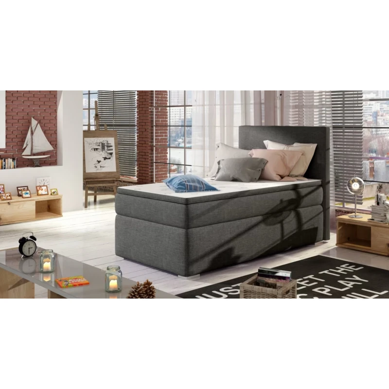 ArtElta Čalúnená jednolôžková posteľ ROCCO | pravá 90 x 200 cm Farba: Sawana 05