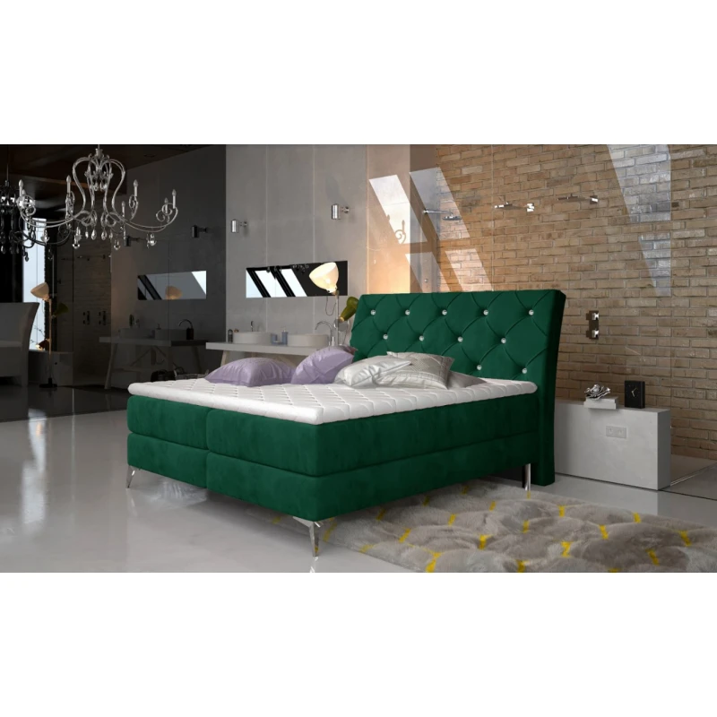 ArtElta Manželská posteľ ADEL Boxspring | 160 x 200 cm farebné prevedenie: Kronos 19