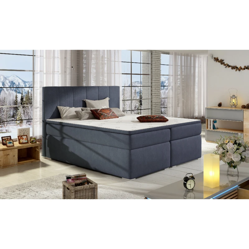ArtElta Manželská posteľ BOLERO Boxspring | 140 x 200 cm Bolero rozmer: 140x200 cm, Bolero farba: Soro 76