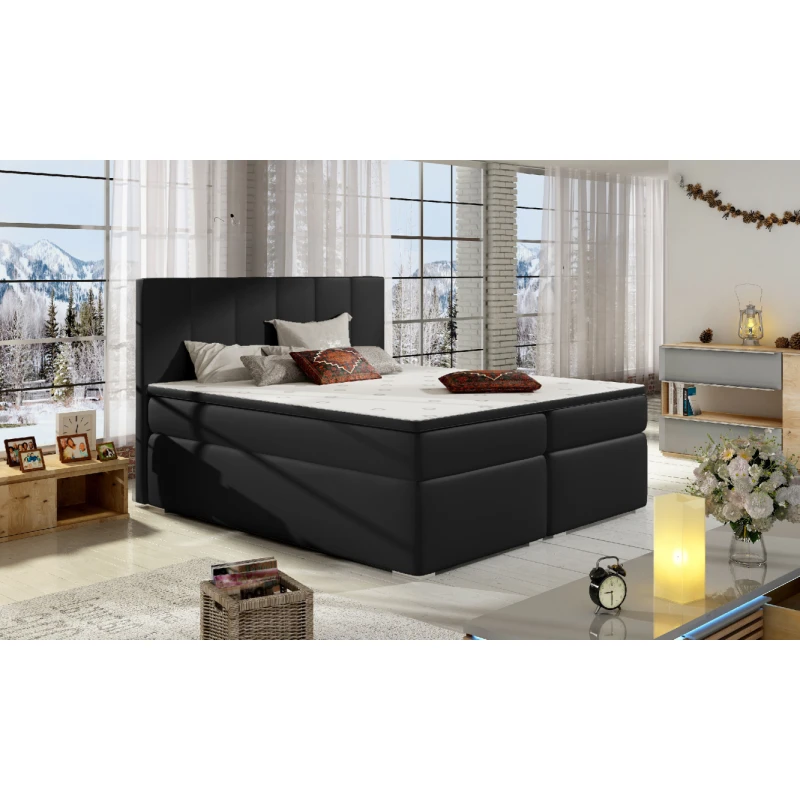 ArtElta Manželská posteľ BOLERO Boxspring | 160 x 200 cm Bolero rozmer: 160x200 cm, Bolero farba: Soft 11