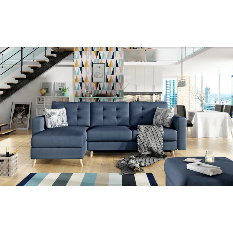 ArtElta Rohová sedacia súprava ASGARD L | univerzálna Farba: Soro 76 / Botanical 80