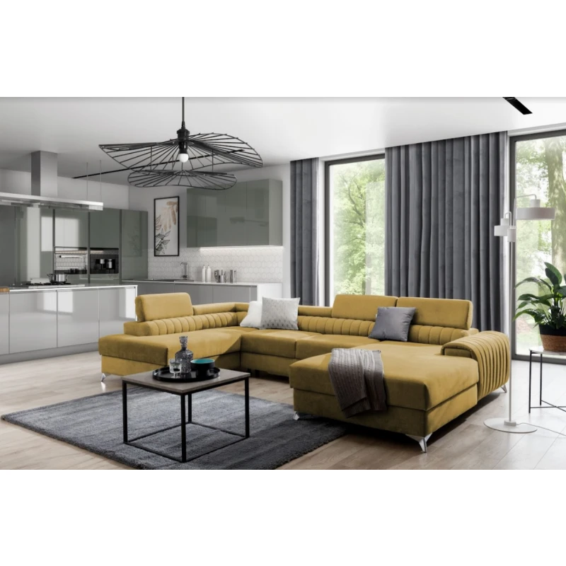 ArtElta Rohová sedacia súprava LACANTE | ľavá farebné prevedenie: Gojo 45