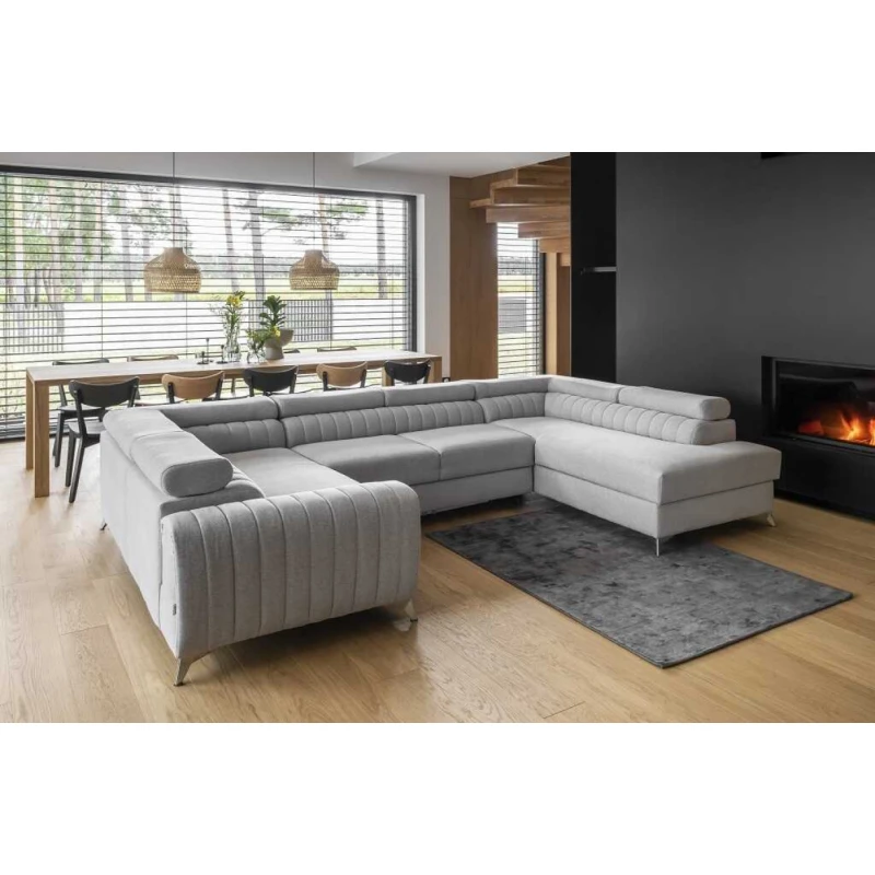 ArtElta Rohová sedacia súprava LOUIS U | pravá LOUIS farba: Borneo 04