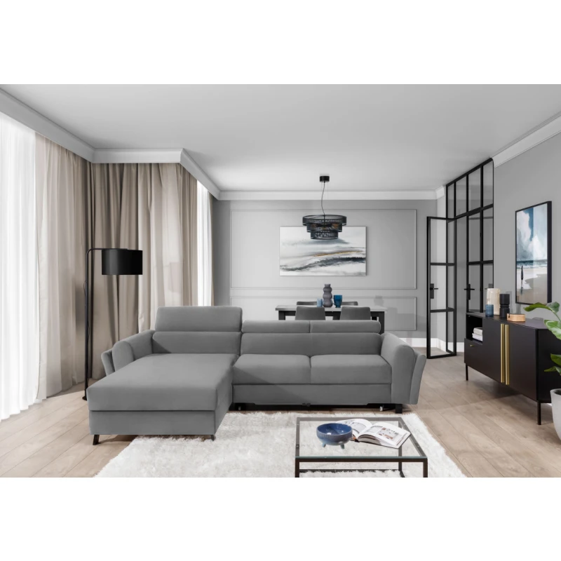ArtElta Rohová sedacia súprava MARIALL | ľavá Farba: Monolith 84