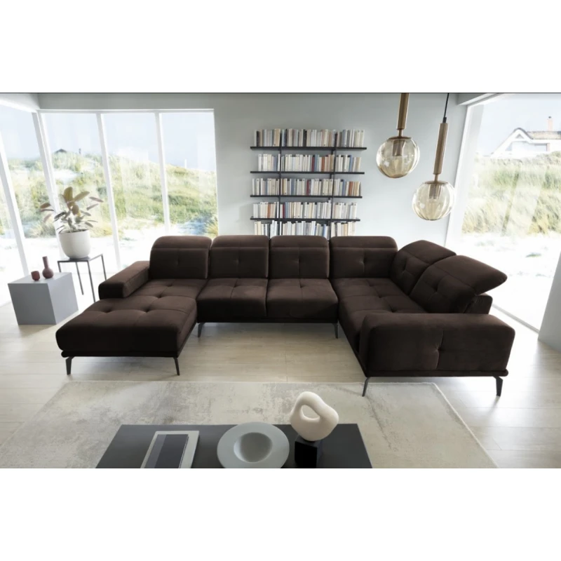 ArtElta Rohová sedacia súprava NEVIRO | pravá farebné prevedenie: Nube 22