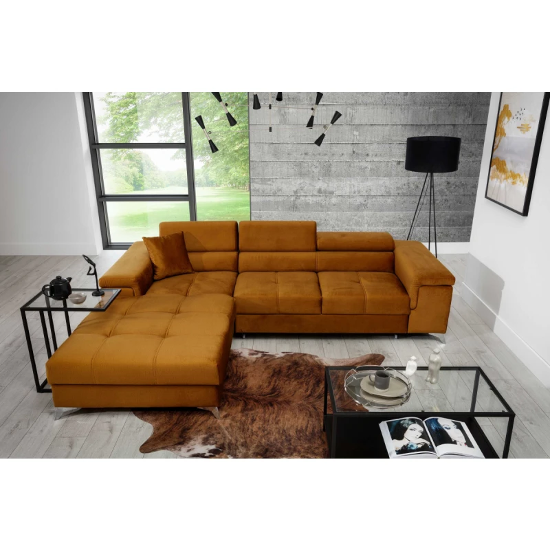 ArtElta Rohová sedacia súprava RICARDO | ľavá Farba Ricardo: Monolith 48