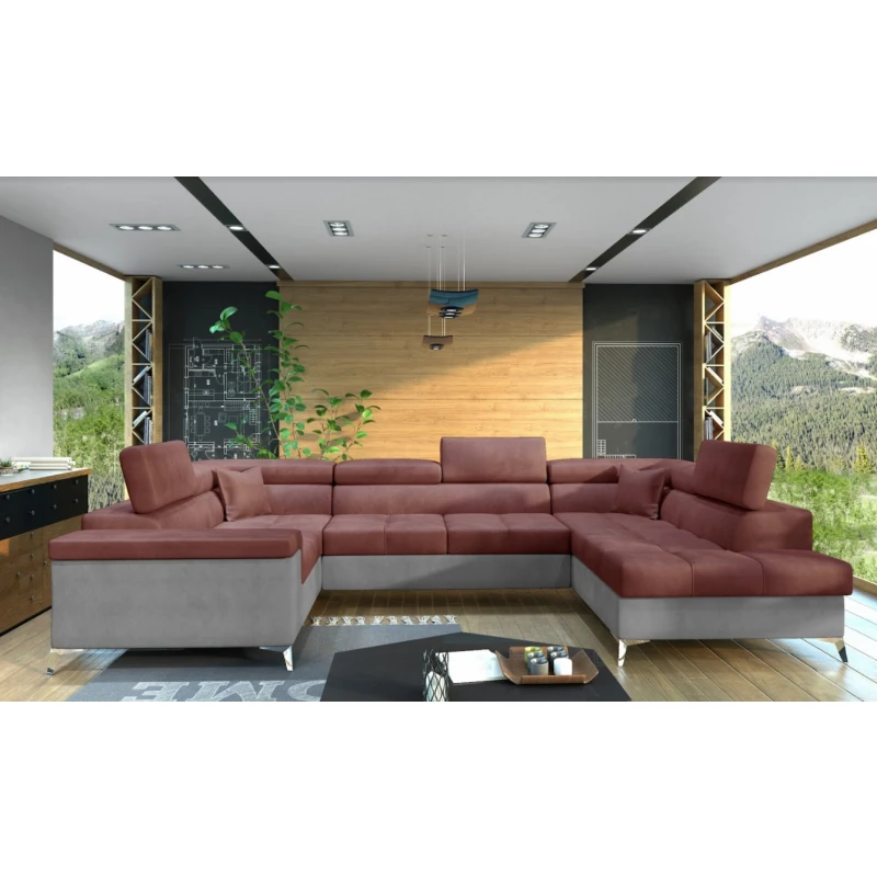 ArtElta Rohová sedacia súprava THIAGO | pravá Farba: Monolith 63 / Monolith 84