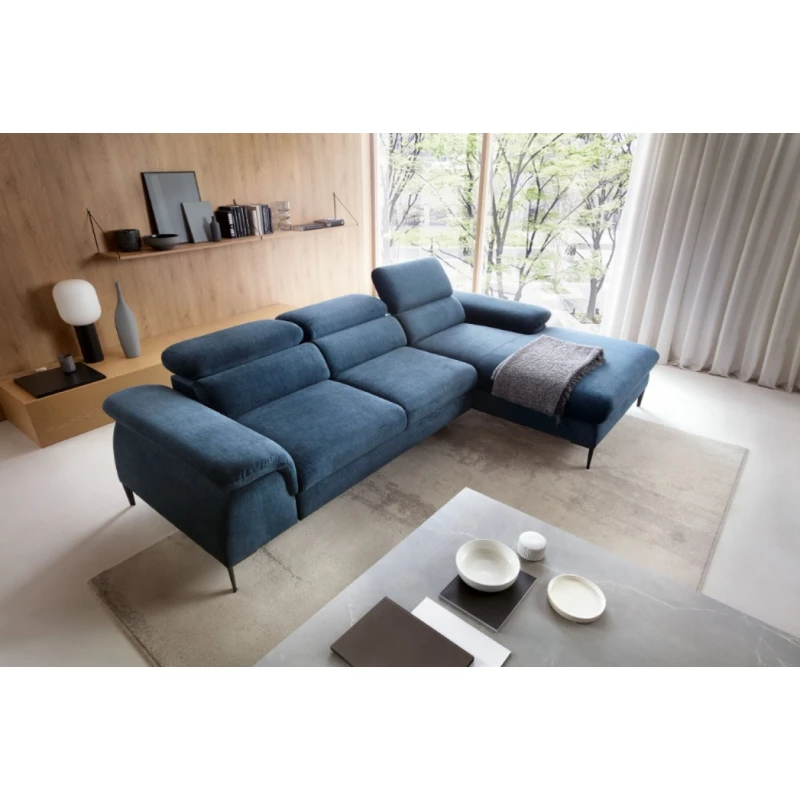 ArtPS Rohová sedacia súprava BLUES M | modrá Vogue 13 Prevedenie: pravé