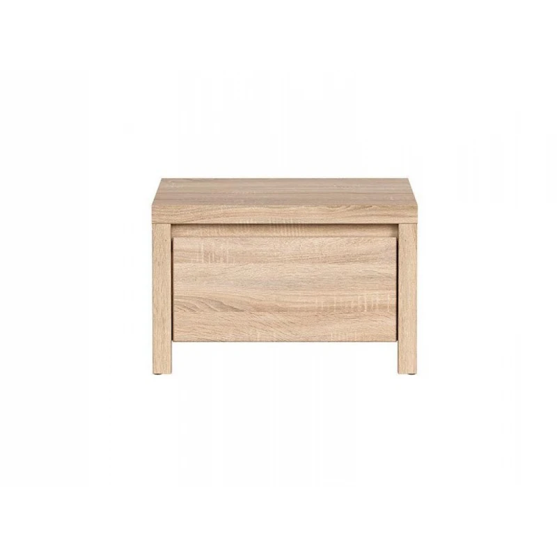 BLACK RED WHITE Kaspian KOM1S nočný stolík dub sonoma