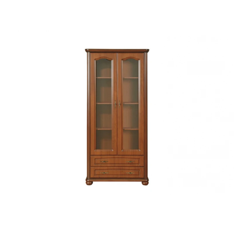 BLACK RED WHITE Natalia WIT100/2S rustikálna vitrína višňa primavera