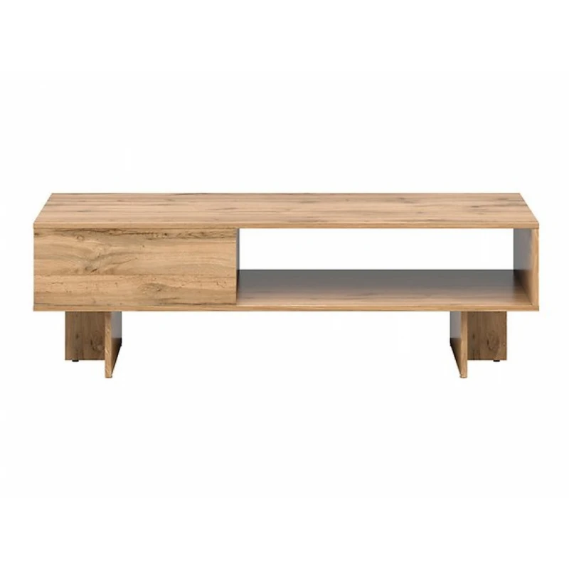 BRW Konferenčný stolík ZELE | LAW 120 dub wotan