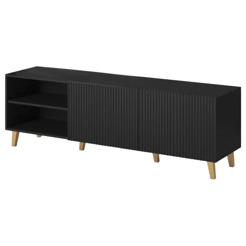 CAMA MEBLE Pafos 150 2D2K tv stolík čierna