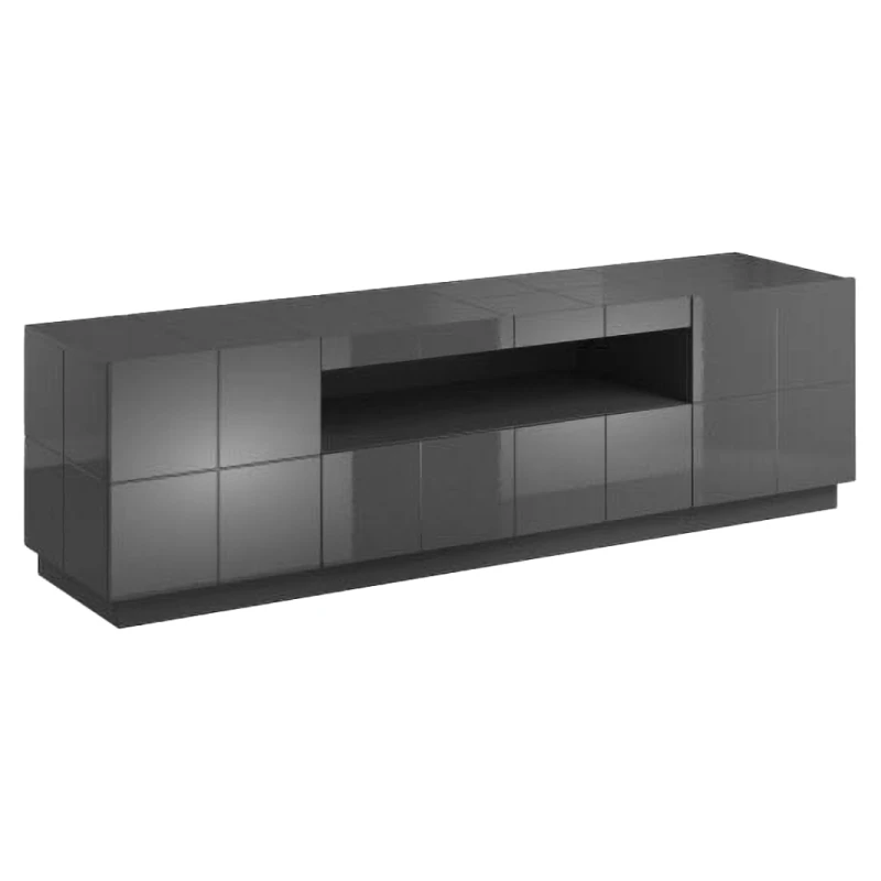 CAMA MEBLE Reja tv stolík grafit lesk