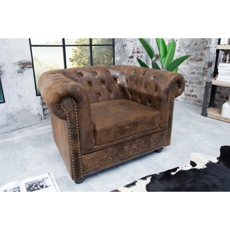 Chesterfield kreslo MIDAS Dekorhome