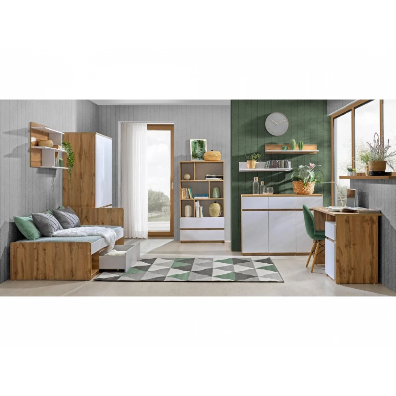 Dolmar Detská izba ARCHA | dub wotan/biela