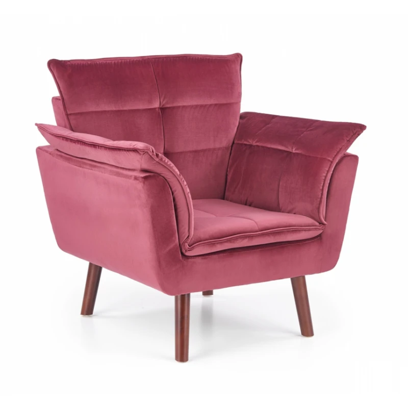 HALMAR Rezzo kreslo bordová