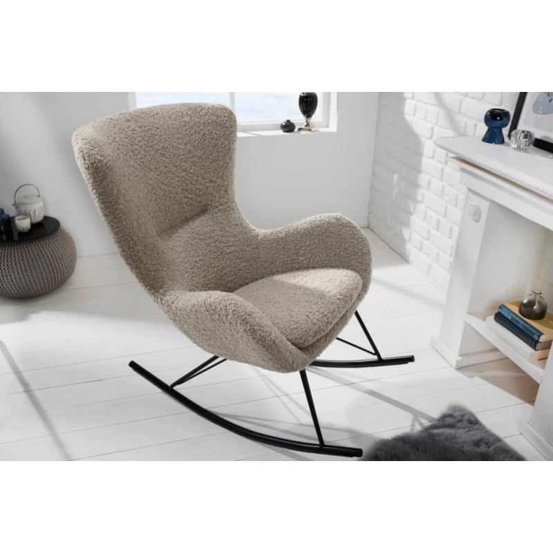 Hojdacie kreslo IKAROS Dekorhome Béžová