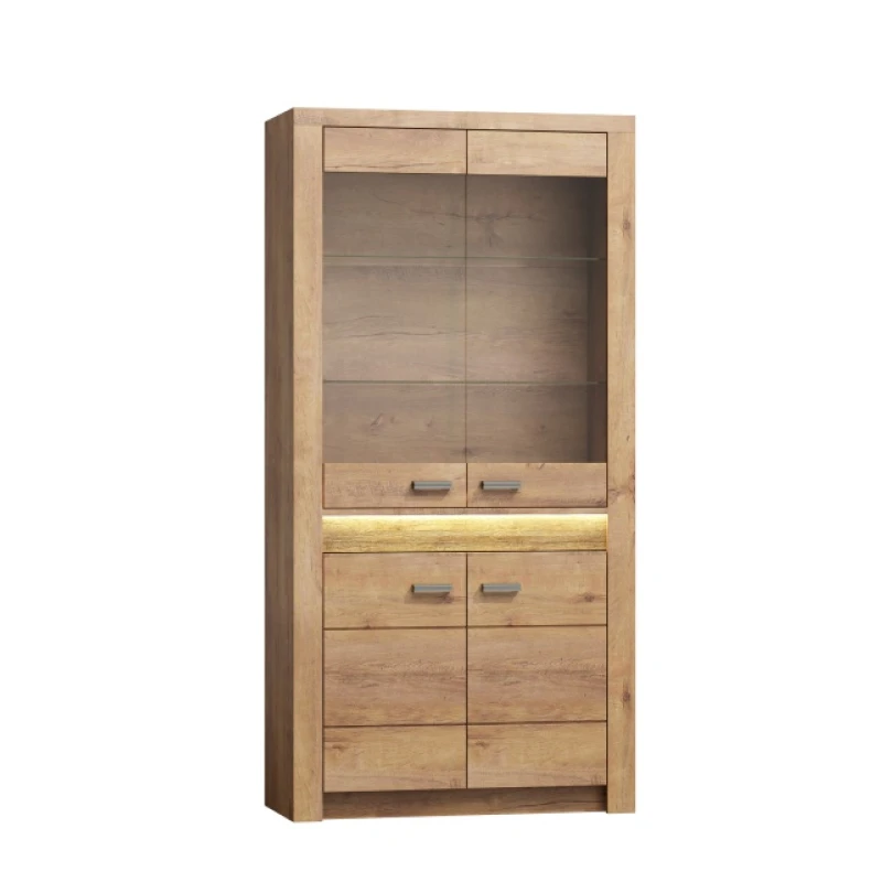 JarStol Vitrína Indianapolis I-3 / jaseň svetlý