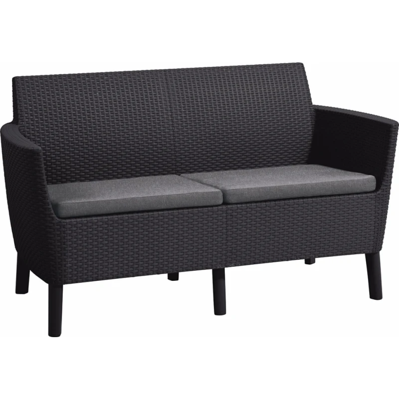 KETER Pohovka SALOMON 2 seater sofa |  grafit