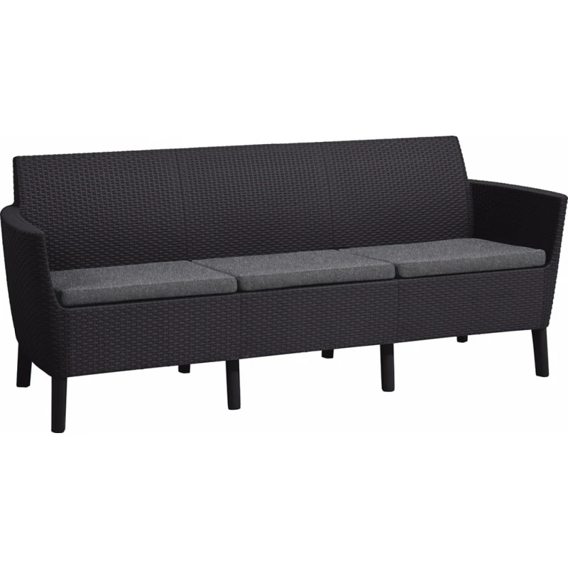 KETER Pohovka SALOMON 3 seater sofa | grafit