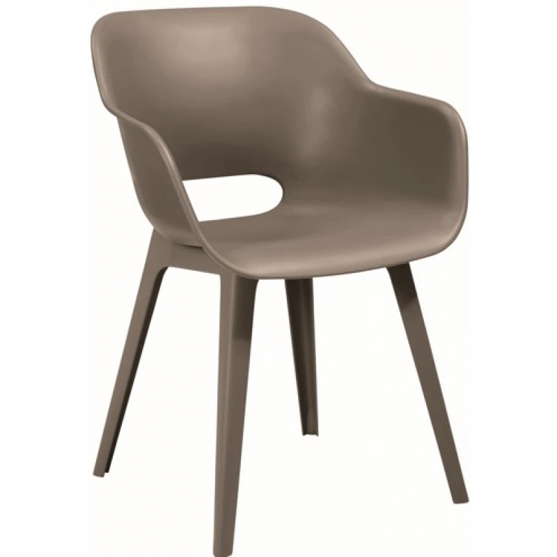 KETER Záhradná stolička LAKOLA 2ks | cappuccino