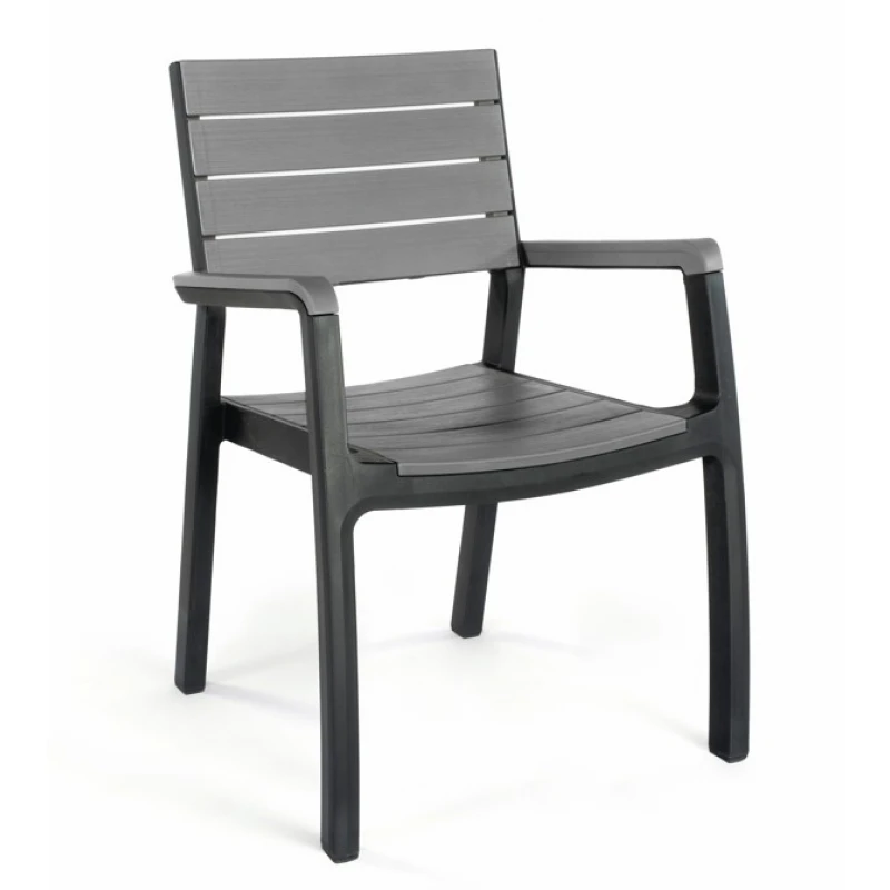 KETER Záhradná stolička MORNY ARM | grafit