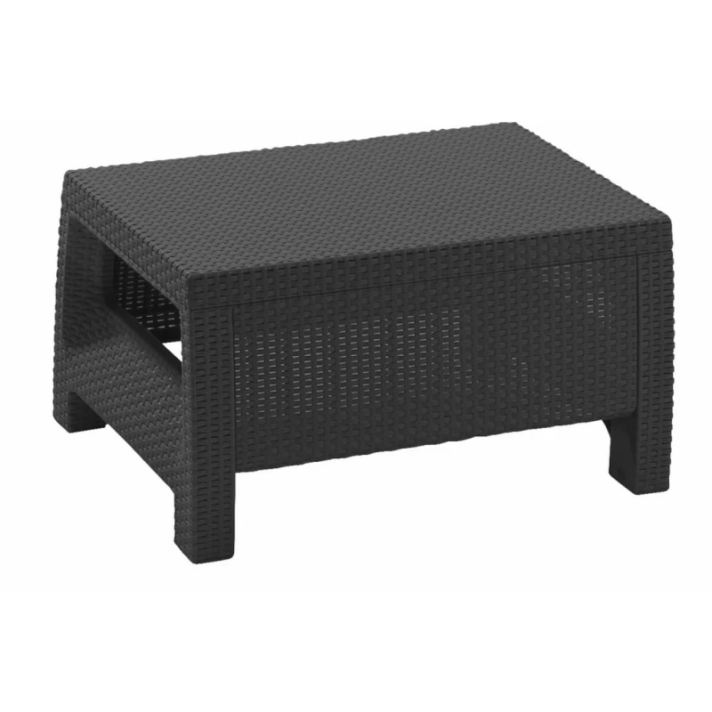 KETER Záhradný ratanový stôl GREEK | grafit