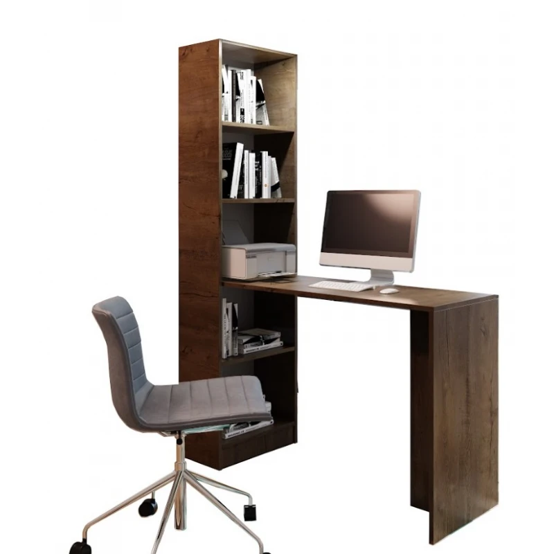 KIER Písací stolík HAPPY B-1 s LED osvetlením | jaseň