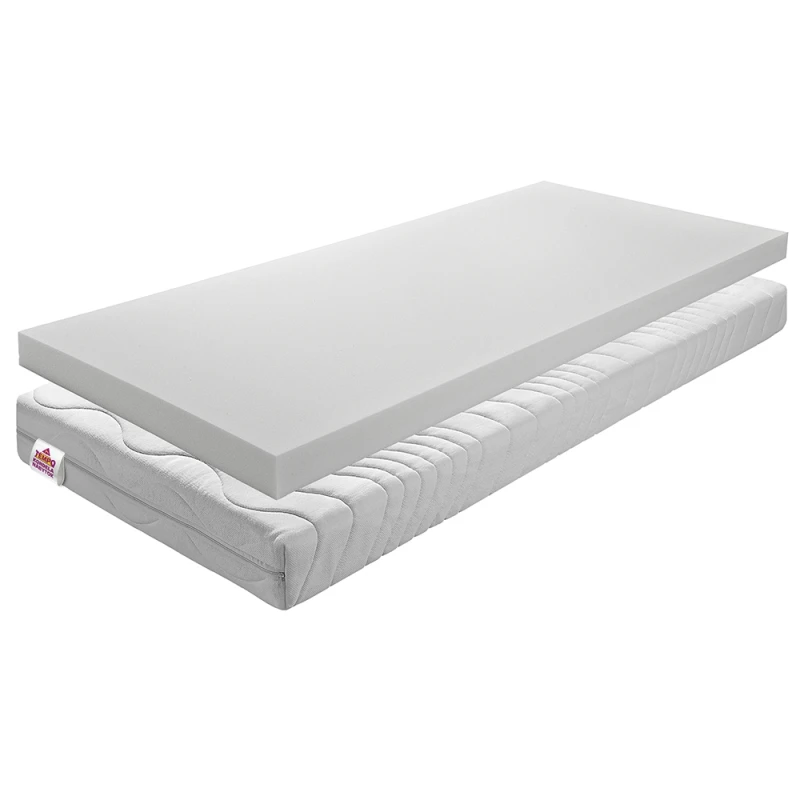 KONDELA BE Elisse obojstranný penový matrac 90x194 cm PUR pena / látka