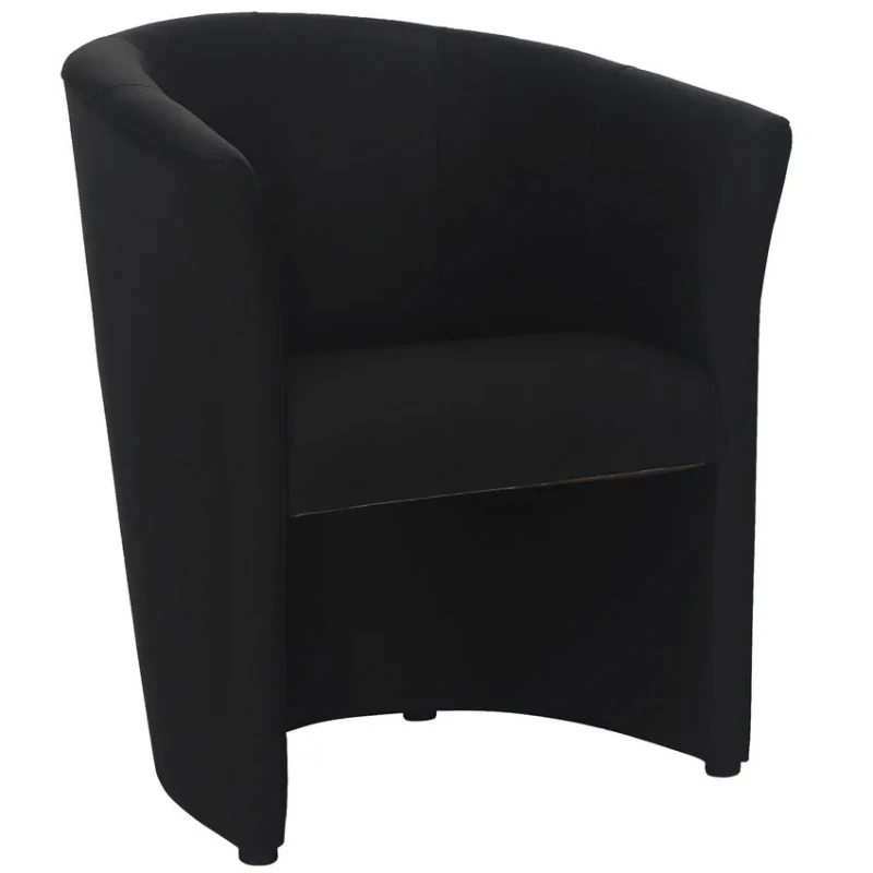 KONDELA Cuba konferenčné kreslo čierna