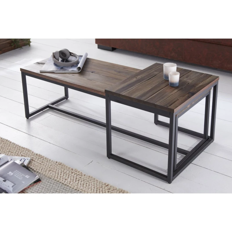 Konferenčný stolík 2 ks GAIA LONG Dekorhome